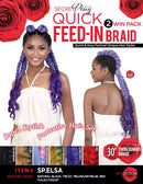 Seduction Secret Pony Twin Jumbo Braid Quick Feed-In Braid SP.ELSA | Loc & Lovely Beauty Supply