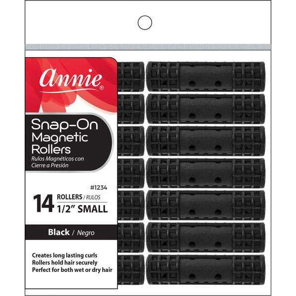 Annie Snap On Magnetic Rollers SMALL (14CT) | Loc & Lovely Beauty Supply