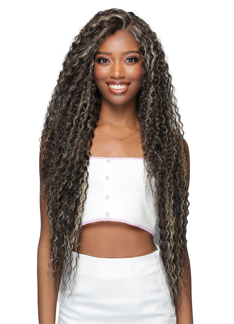 Bobbi Boss Glueless Human Hair Blend 13x6 HD Lace Front Wig MOGL302 ARACELI | Loc & Lovely Beauty Supply