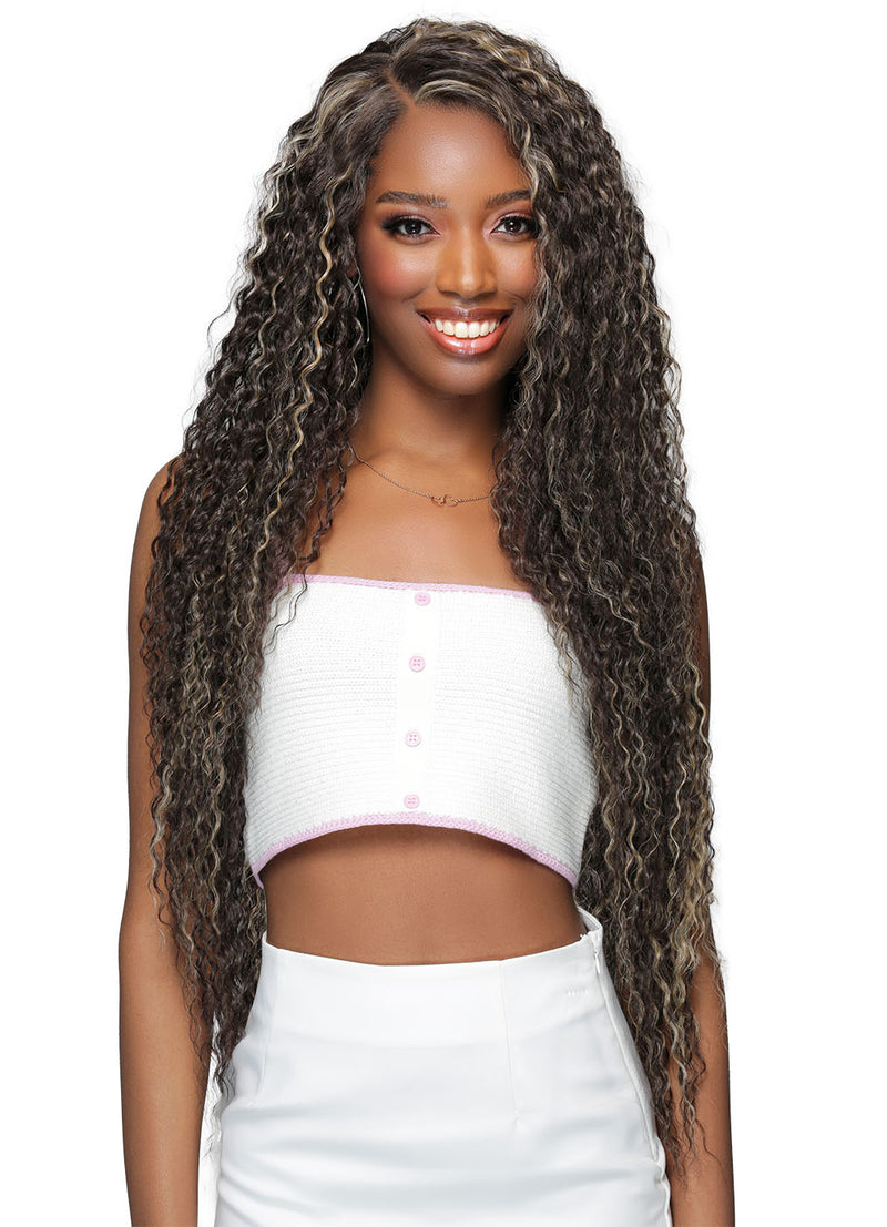 Bobbi Boss Glueless Human Hair Blend 13x6 HD Lace Front Wig MOGL302 ARACELI | Loc & Lovely Beauty Supply