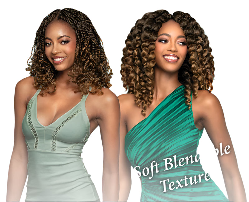 Bobbi Boss Crochet Hair Brazilian Baton Curl 10" 2X | Loc & Lovely Beauty Supply