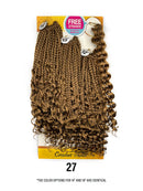 V11 BOHO CURLY 12" 13" 14" Crochet Braid Synthetic Hair Extensions