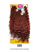 V11 BOHO CURLY 12" 13" 14" Crochet Braid Synthetic Hair Extensions