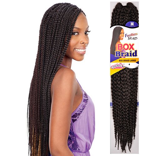 FreeTress Crochet Box Braid LARGE | Loc & Lovely Beauty Supply