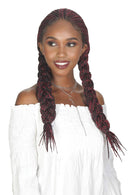 ZURY SiS Diva Synthetic 30" Long Braided Lace Front Wig FULANI BOX 30" | Loc & Lovely Beauty Supply