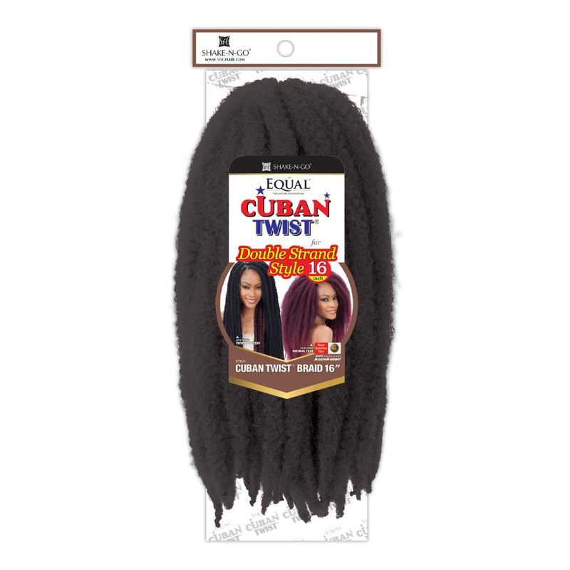 FreeTress Equal Cuban Twist Braid Double Strand Style 16" | Loc & Lovely Beauty Supply