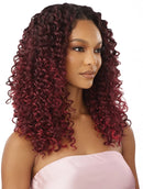 Outre Airtied Human Hair Blend Fully Hand-Tied 13x6 HD Lace Front Wig DOMINICAN CURLY 22 | Loc & Lovely Beauty Supply