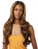 Outre Airtied Human Hair Blend Fully Hand-Tied 13x6 HD Lace Front Wig GLAM WAVES 28 | Loc & Lovely Beauty Supply
