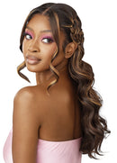 Outre Airtied Human Hair Blend Fully Hand-Tied 13x6 HD Lace Front Wig NATURAL BODY WAVE 22 | Loc & Lovely Beauty Supply