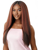 Outre Airtied Human Hair Blend Fully Hand-Tied 13x6 HD Lace Front Wig PERM YAKI 26" | Loc & Lovely Beauty Supply