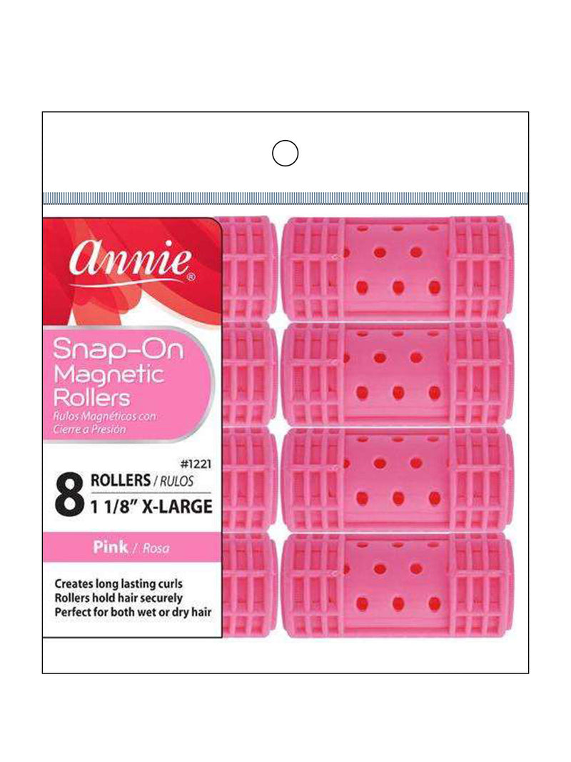 Annie Snap On Magnetic Rollers X-LARGE (8CT) | Loc & Lovely Beauty Supply