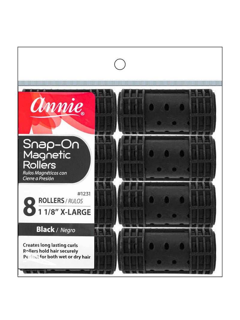 Annie Snap On Magnetic Rollers X-LARGE (8CT) | Loc & Lovely Beauty Supply