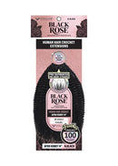 Black Rose Human Hair Crochet Extension AFRO KINKY | Loc & Lovely Beauty Supply