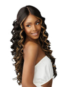 BARE LACE Y-Part Korle Synthetic Curly Lace Wig