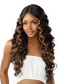 BARE LACE Y-Part Korle Synthetic Curly Lace Wig