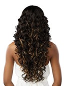 BARE LACE Y-Part Korle Synthetic Curly Lace Wig
