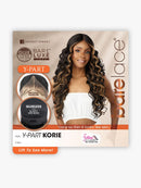 BARE LACE Y-Part Korle Synthetic Curly Lace Wig
