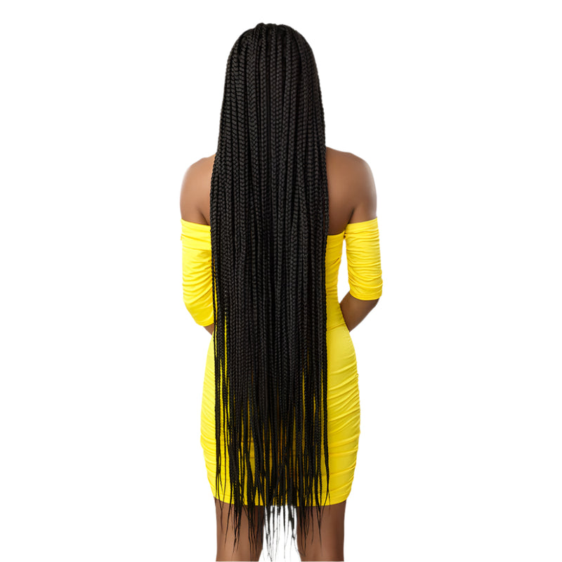 Sensationnel Clould9 100% Hand Braided 4x4 HD Lace Front Wig BOX BRAID X-LARGE 50" | Loc & Lovely Beauty Supply
