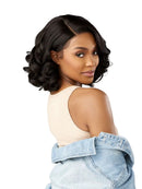 Sensationnel Glueless Y-Part Kinky Edges Lace Front Wig KINKY BARREL CURL 12" | Loc & Lovely Beauty Supply