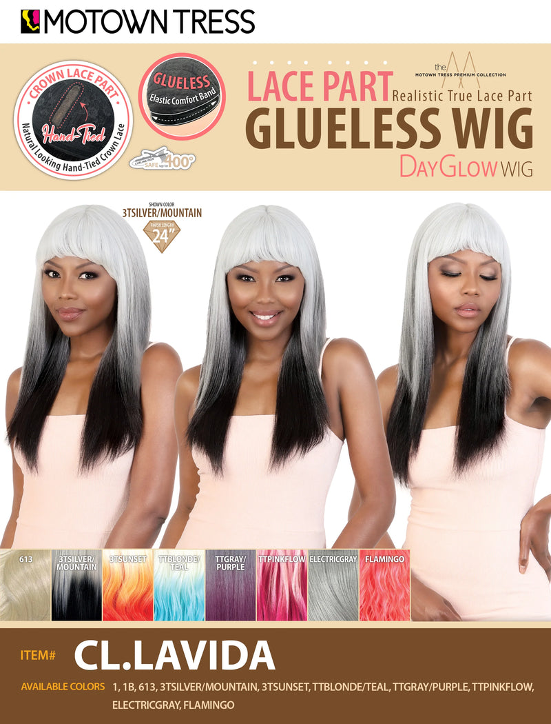 Motown Tress Day Glow Glueless Crown Lace Part Wig CL.LAVIDA | Loc & Lovely Beauty Supply