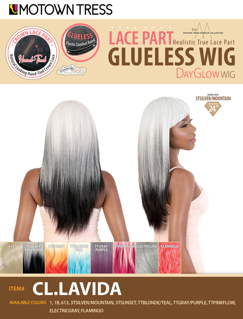 Motown Tress Day Glow Glueless Crown Lace Part Wig CL.LAVIDA | Loc & Lovely Beauty Supply