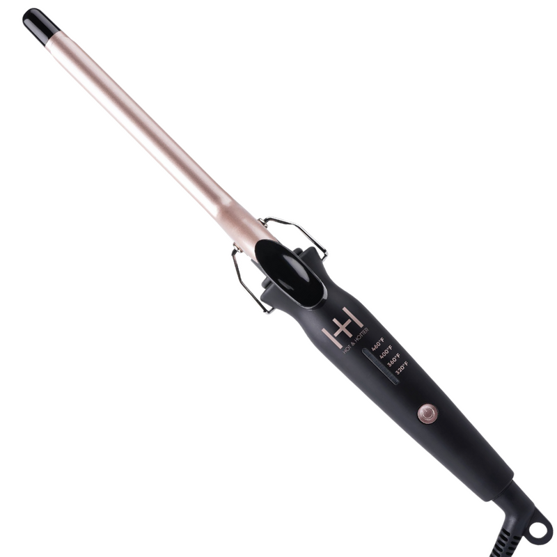 Hot & Hotter Extra Long Ceramic Tourmaline Curling Iron 1/2in, 1 Count Hair Curler | Loc & Lovely Beauty Supply