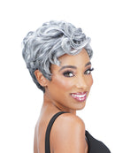 ZURY SiS Ms Wisdom Salt and Pepper Lace Part Wig WISDOM 302 | Loc & Lovely Beauty Supply