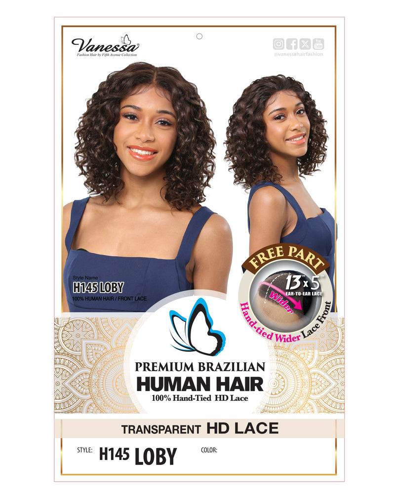 Vanessa Premium Brazilian Human Hair Glueless 13x5 HD Lace Front Wig H145 LOBY | Loc & Lovely Beauty Supply