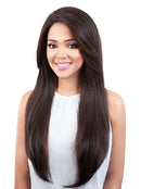 Motown Tress Let's Lace Human Hair Blend Silk Swiss Lace Front Wig HBSL.FIO | Loc & Lovely Beauty Supply