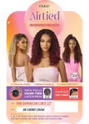 Outre Airtied Human Hair Blend Fully Hand-Tied 13x6 HD Lace Front Wig DOMINICAN CURLY 22 | Loc & Lovely Beauty Supply