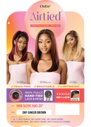 Outre Airtied Human Hair Blend Fully Hand-Tied 13x6 HD Lace Front Wig SLEEK YAKI 20 | Loc & Lovely Beauty Supply