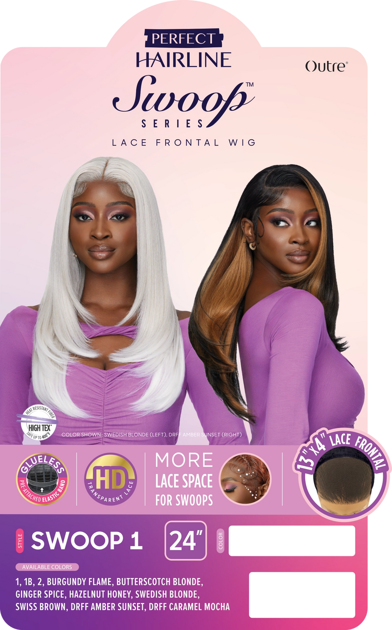 Outre Perfect Hairline SWOOP Series Glueless 13x4 HD Lace Front Wig SWOOP1 | Loc & Lovely Beauty Supply