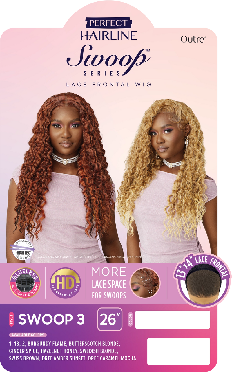 Outre Perfect Hairline SWOOP Series Glueless 13x4 HD Lace Front Wig SWOOP3 | Loc & Lovely Beauty Supply
