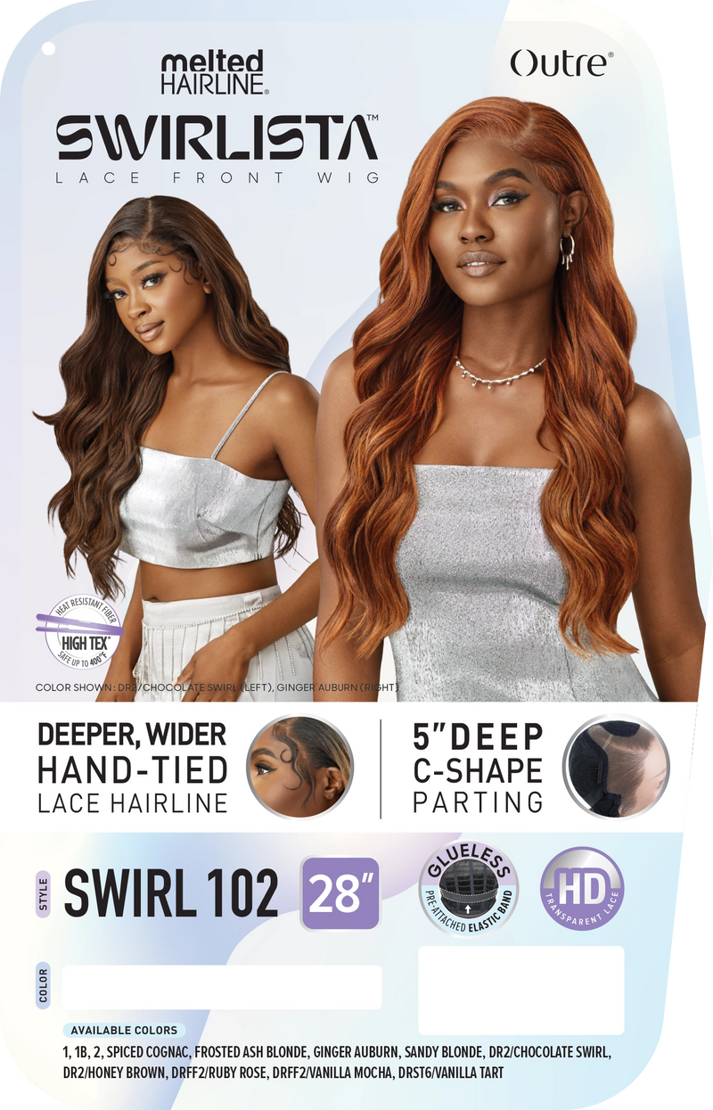 Outre Melted Hairline Swirlista Glueless Lace Front Wig SWIRL 102 | Loc & Lovely Beauty Supply