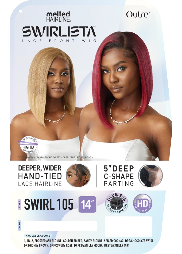 Outre Melted Hairline Swirlista Glueless Lace Front Wig SWIRL 105 | Loc & Lovely Beauty Supply