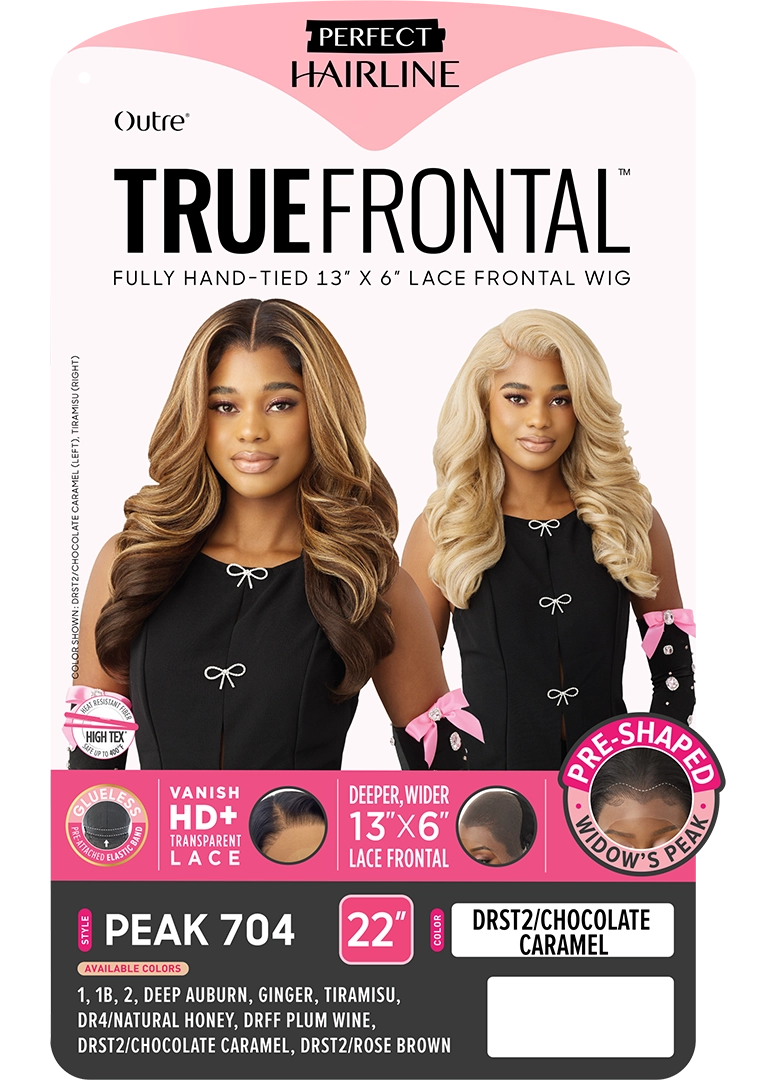 Outre Perfect Hairline True Frontal Glueless 13x6 HD Lace Front Wig PEAK 704 | Loc & Lovely Beauty Supply