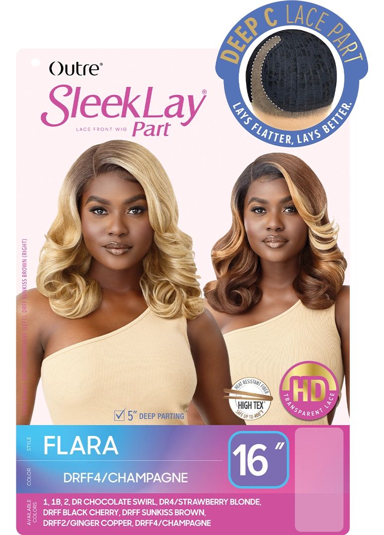 Outre Synthetic SleekLay Deep Lace Part Wig FLARA | Loc & Lovely Beauty Supply