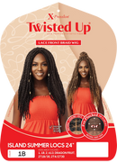 Outre X-Pression Twisted Up Braided Lace Front Wig ISLAND SUMMER LOCS 24" | Loc & Lovely Beauty Supply