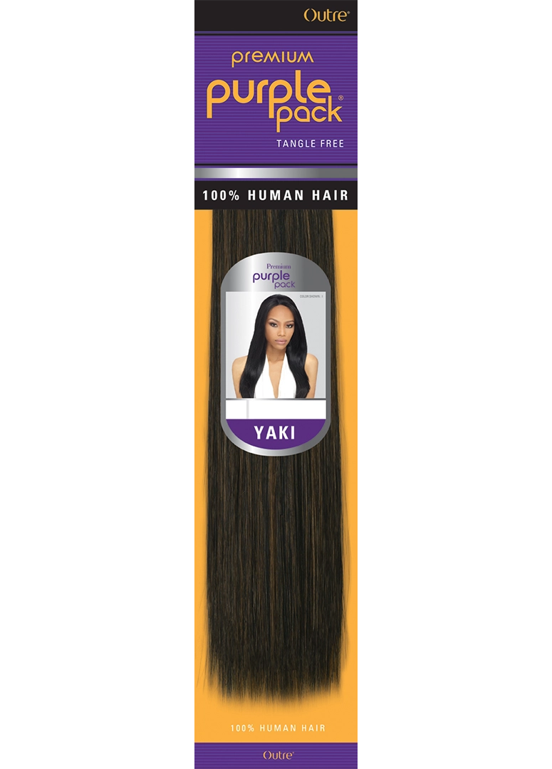 Outre Premium Purple Pack Yaki 100% Human Hair | Loc & Lovely Beauty Supply