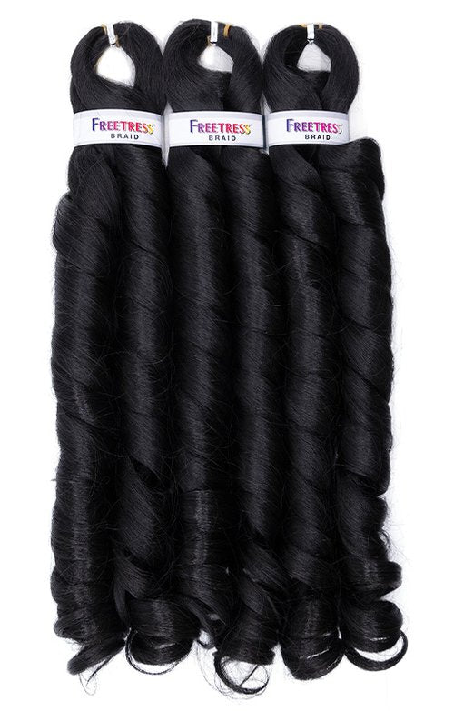 FreeTress Synthetic Braid 3X French Curl 22" | Loc & Lovely Beauty Supply