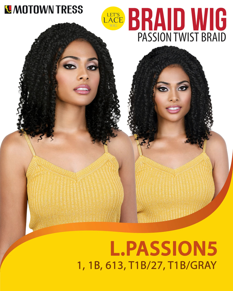 Motown Tress Let's Lace Passion Twist Braid Lace Front Wig L.PASSION5 | Loc & Lovely Beauty Supply