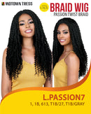 Motown Tress Let's Lace Passion Twist Braid Lace Front Wig L.PASSION7 | Loc & Lovely Beauty Supply