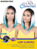 Motown Tress Let's Lace 6" Half Moon Part Lace Wig LDP-CURVE2 | Loc & Lovely Beauty Supply