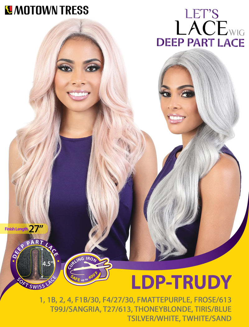 Motown Tress Let's Lace Synthetic Deep Part Lace Wig LDP-TRUDY | Loc & Lovely Beauty Supply