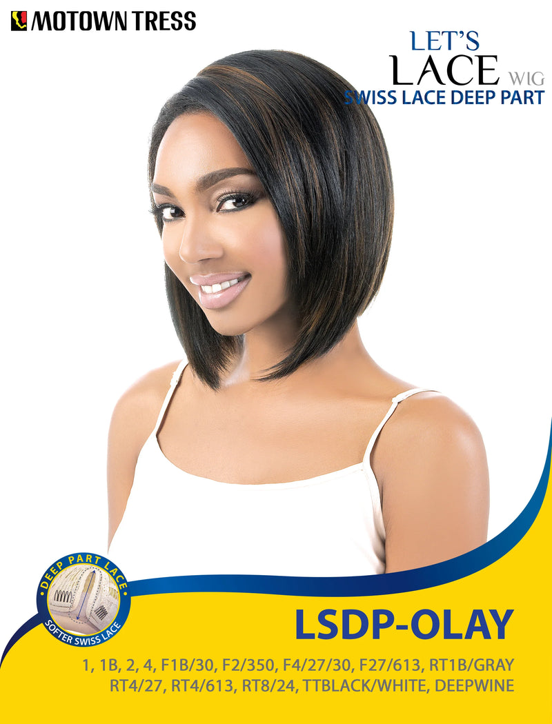 CMotown Tress Let's Lace Swiss Lace Deep Part Wig LSDP-OLAY