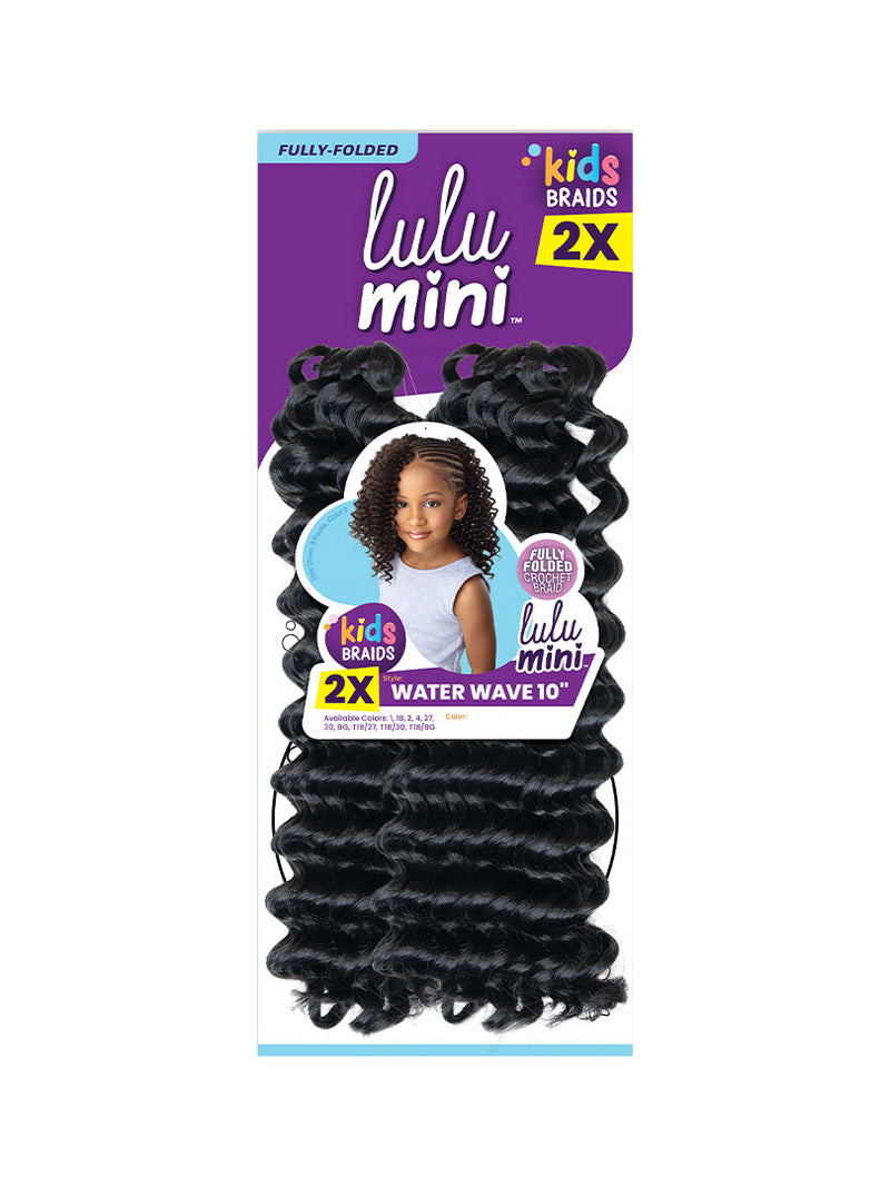 Sensationnel Lulu Mini Kids Braids 2X WATER WAVE 10" | Loc & Lovely Beauty Supply