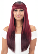 Model Model KLIO Pre-Layered Straight Bang Synthetic Everyday Wig KL-010 | Loc & Lovely Beauty Supply