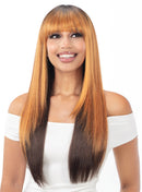 Model Model KLIO Pre-Layered Straight Bang Synthetic Everyday Wig KL-010 | Loc & Lovely Beauty Supply