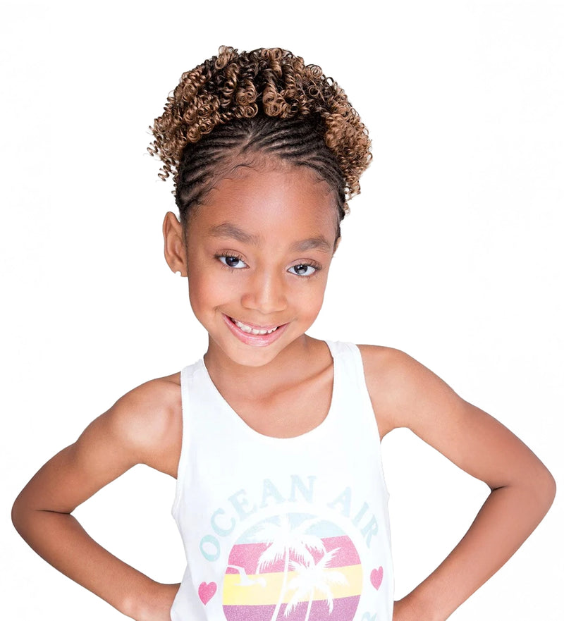 FEMI Blossom Kids Drawstring Synthetic Hair Bun NATURAL SPRING | Loc & Lovely Beauty Supply