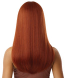 Outre Human Hair Blend 5x5 Lace Closure Glueless HD Lace Front Wig HHB NATURAL YAKI 22" | Loc & Lovely Beauty Supply